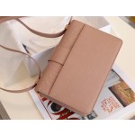 Montaigne palm print cow leather flap bag